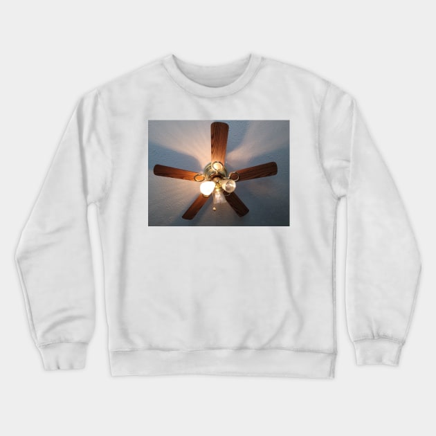 literally just a picture of my ceiling fan Crewneck Sweatshirt by MacSquiddles